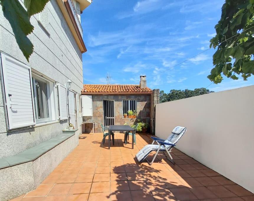 Ferienwohnung Rias Bajas Apartamento Con Jardin Vilanova de Arousa Exterior foto